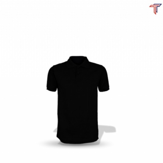 Regular Fit Siyah Polo Yaka T Shirt